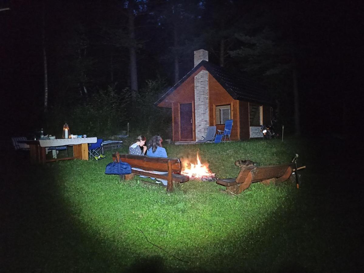 Survivalowa Chata W Lesie Bukowsko Extérieur photo